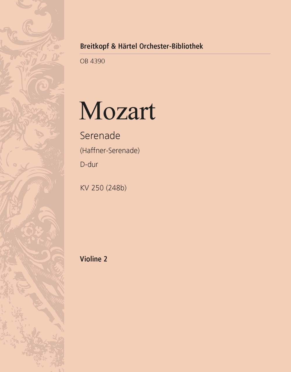 OB 4390-16 - Serenade in D major K. 250 (248b) - Cover