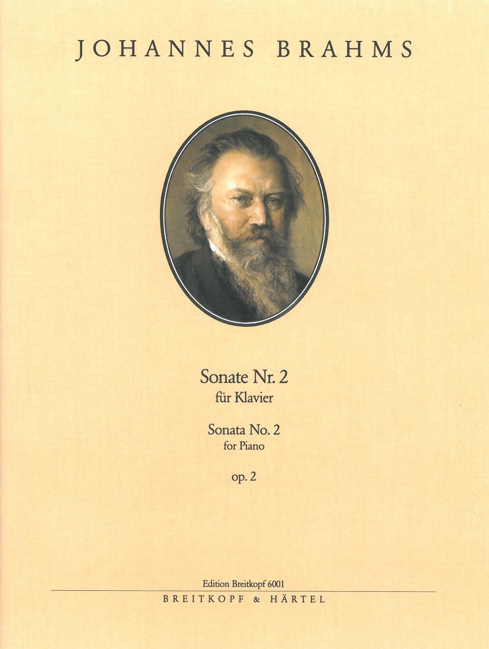 Johannes Brahms - Sonata No. 2 in F minor Op. 2 - Cover