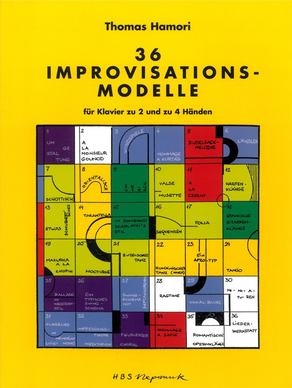 Thomas Hamori - 36 Improvisations-Modelle - Cover