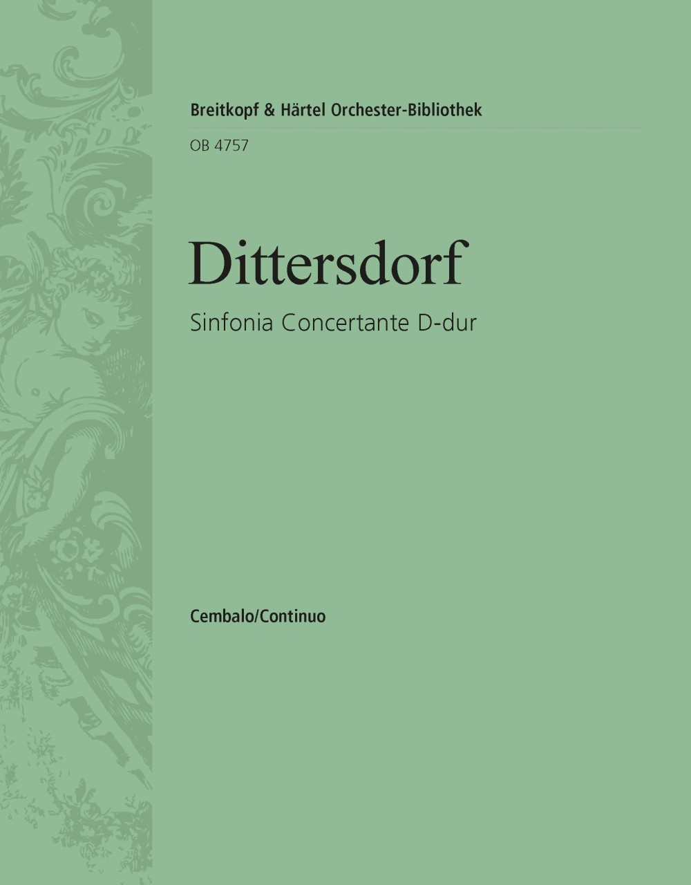 OB 4757-12 - Sinfonia Concertante in D major - Cover