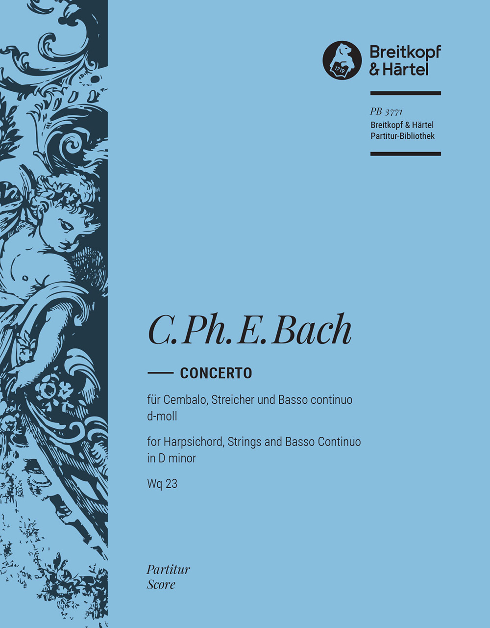 Carl Philipp Emanuel Bach - Harpsichord Concerto in D minor Wq 23 - Cover