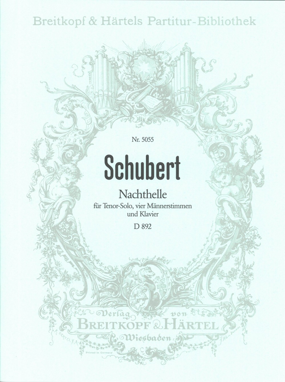 Franz Schubert - Nachthelle D 892 [op. post. 134] - Cover