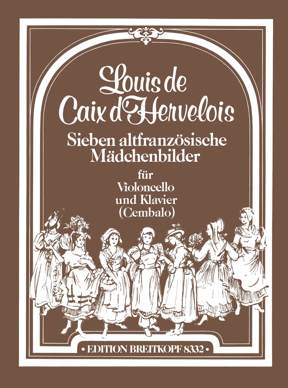 EB 8332 - 7 altfranzösische Mädchenbilder - Cover