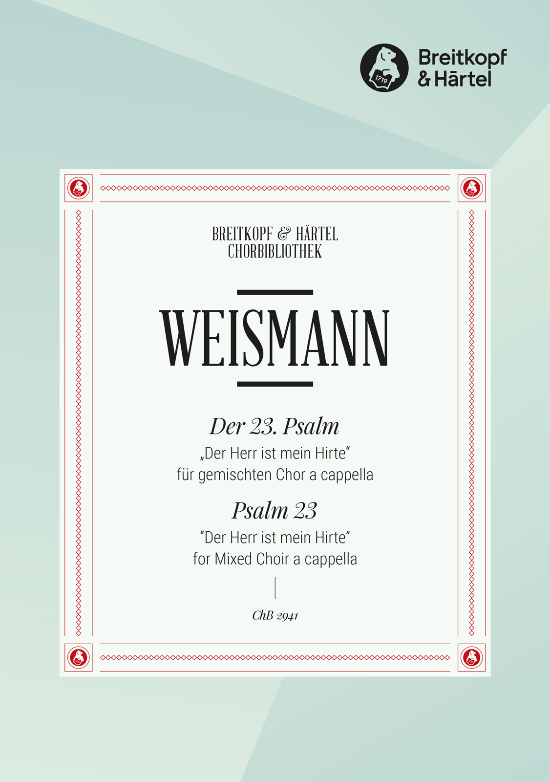 ChB 2941D - Der 23. Psalm „Der Herr ist mein Hirte“ - Cover