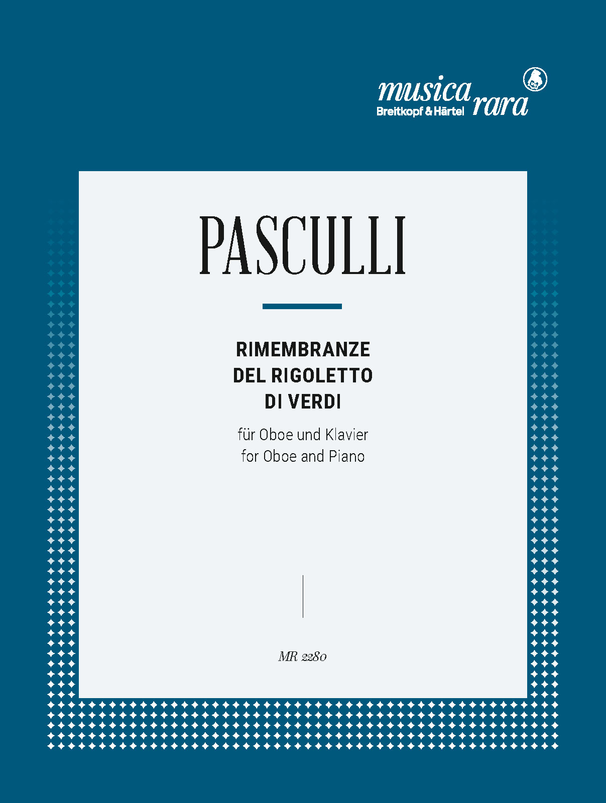 MR 2280D - Rimembranze del „Rigoletto” di Verdi - Cover