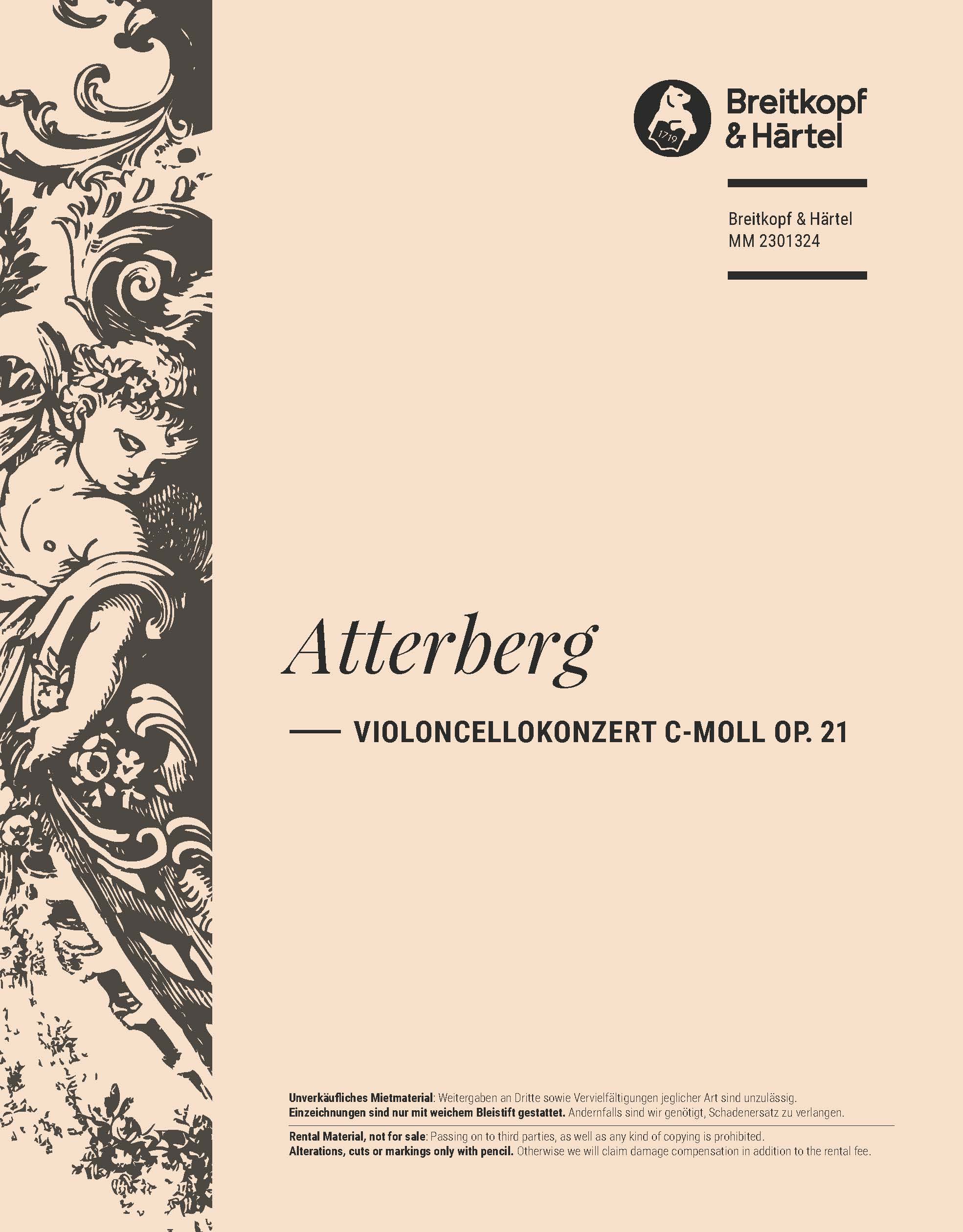 Kurt Atterberg - Violoncellokonzert c-moll op. 21 - Cover