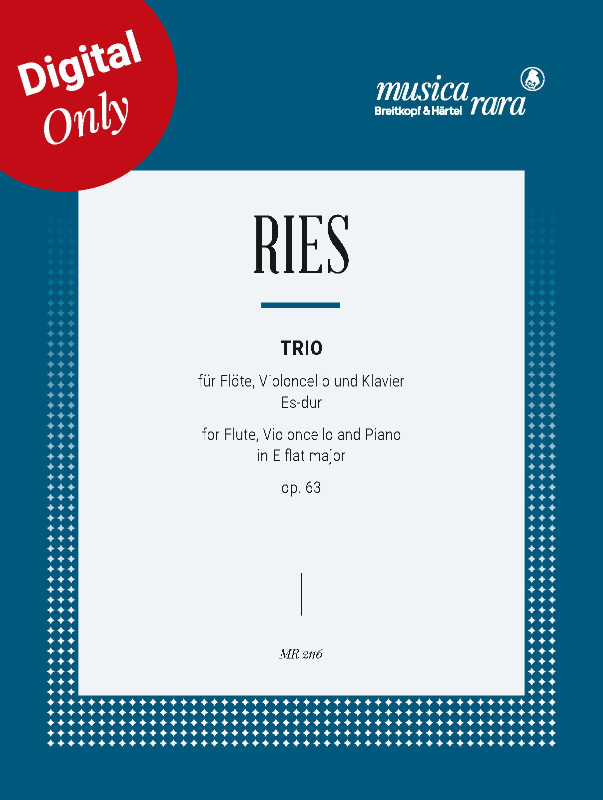Ferdinand Ries - Trio Es-dur op. 63 - Cover