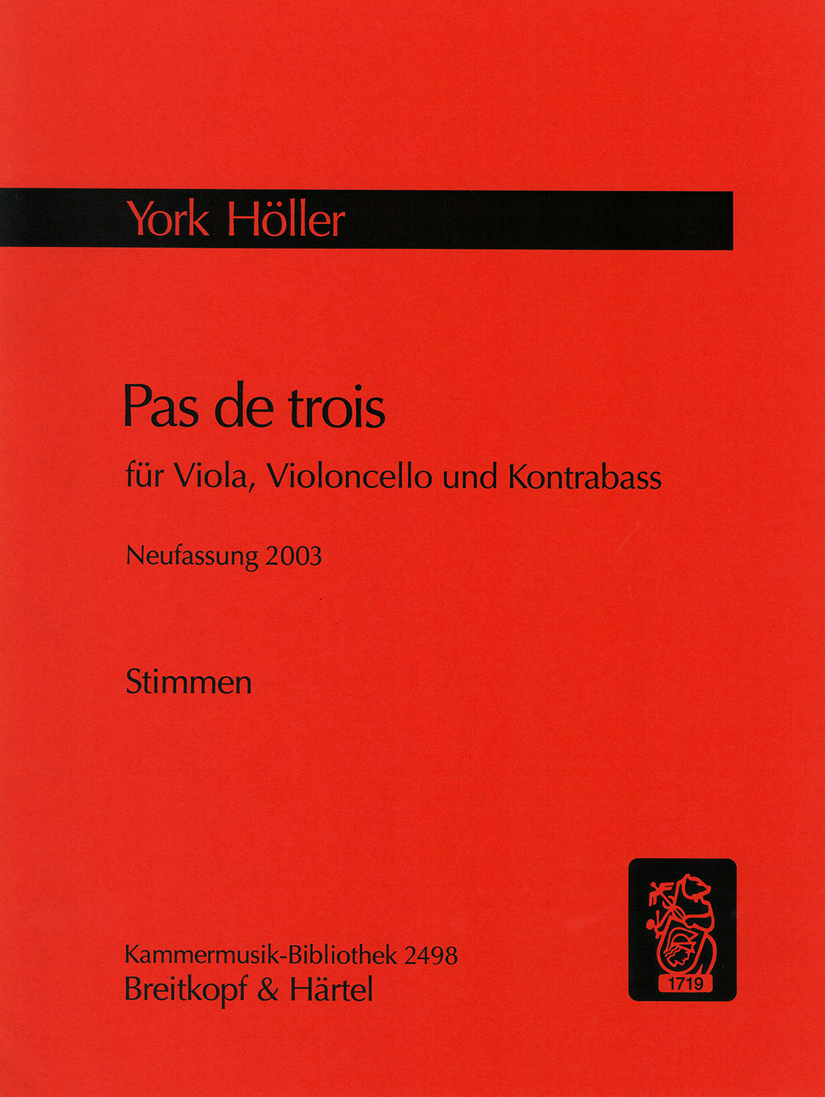 KM 2498 - Pas de trois - Cover