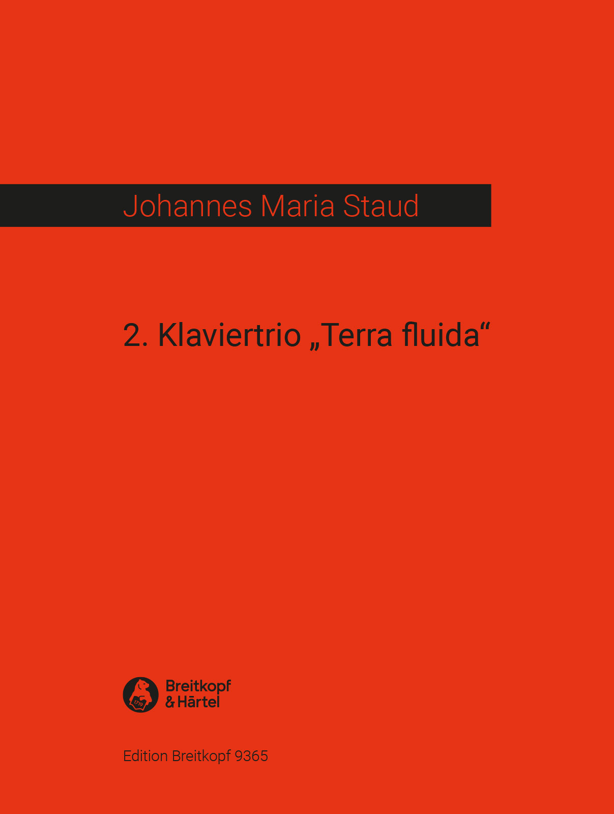 EB 9365D - 2. Klaviertrio „Terra fluida“ - Cover
