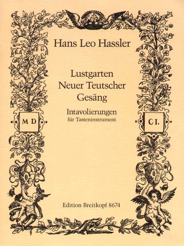 Hans Leo Hassler - Lustgarten Neuer Teutscher Gesäng - Cover