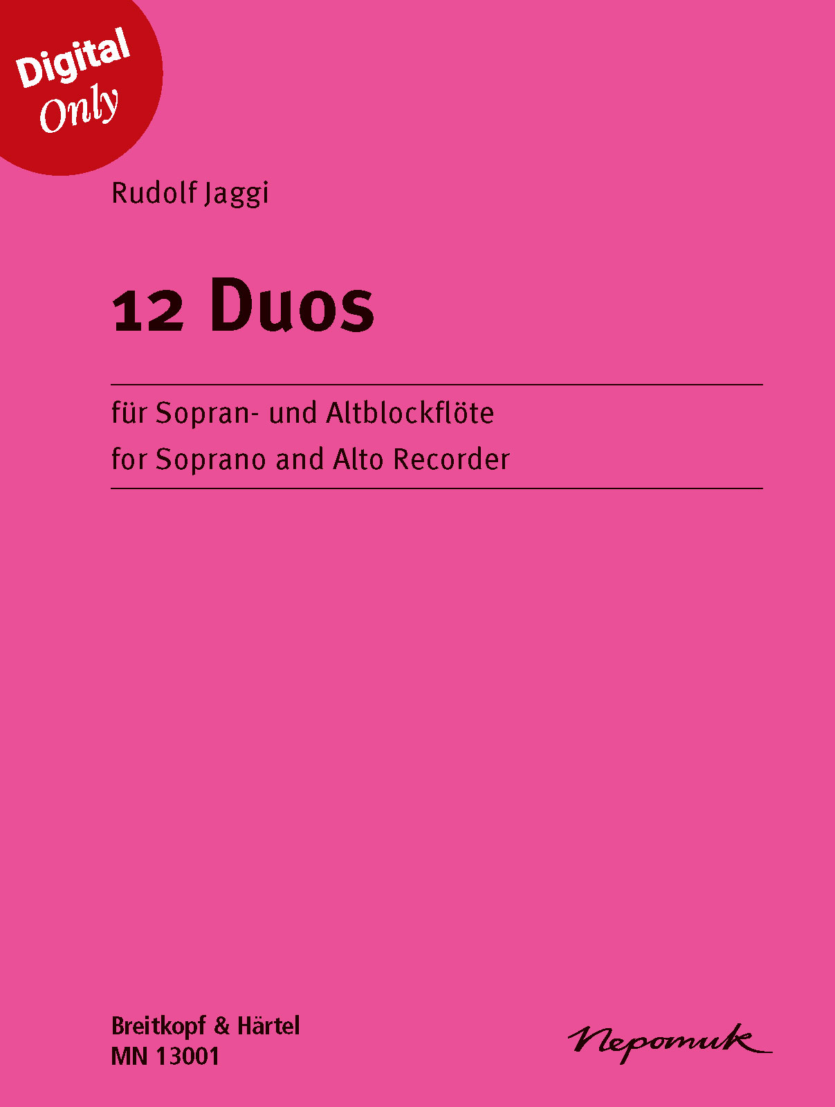 Rudolf Jaggi - 12 Duos - Cover