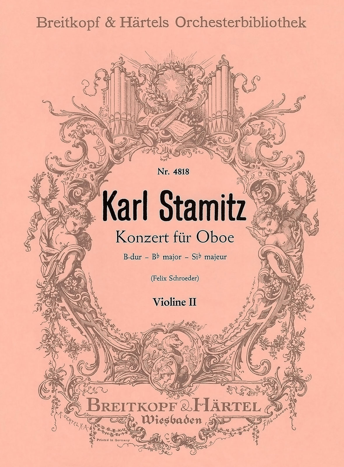 OB 4818-16 - Oboenkonzert B-dur - Cover