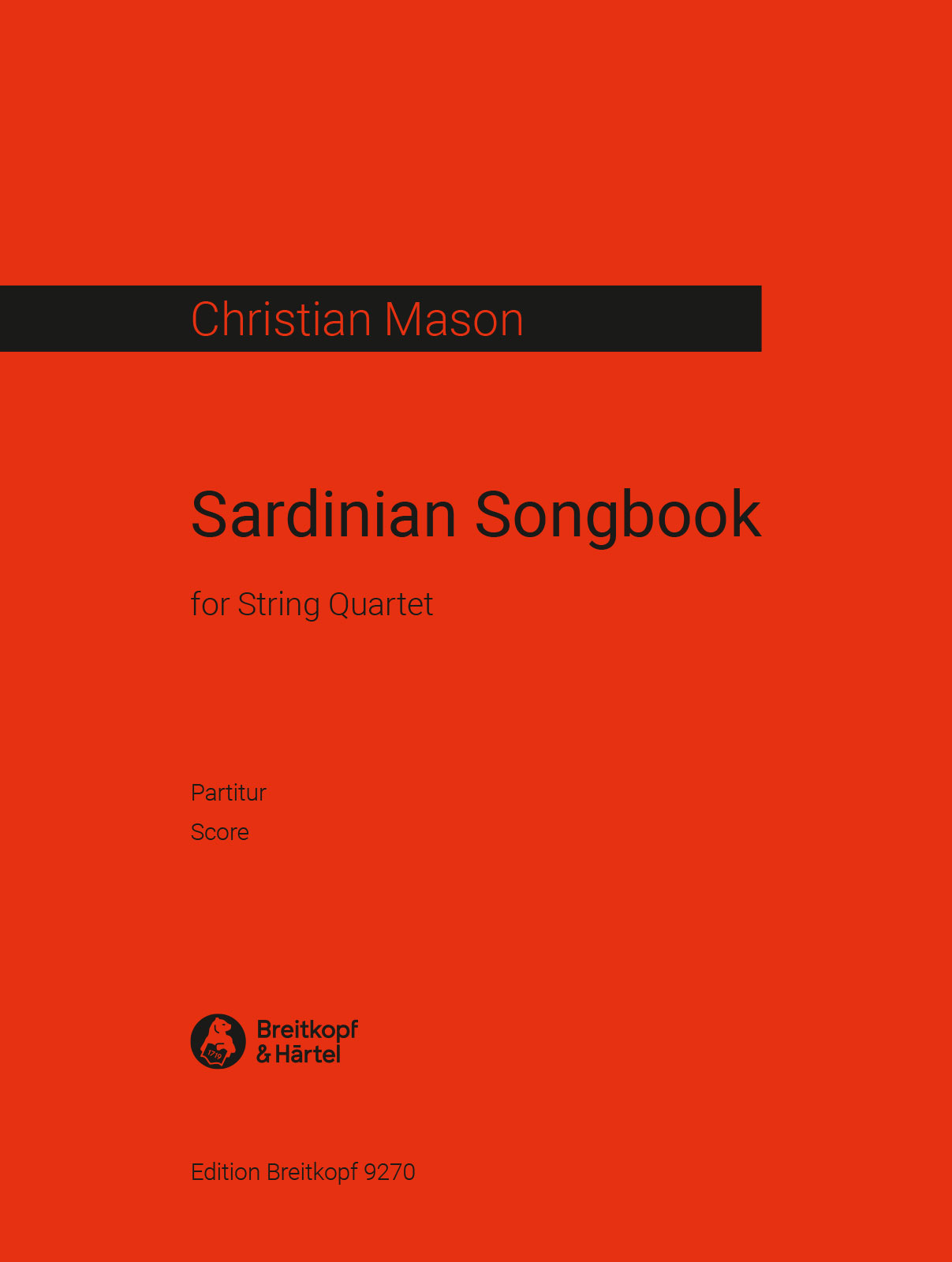 Christian Mason - Sardinian Songbook - Cover