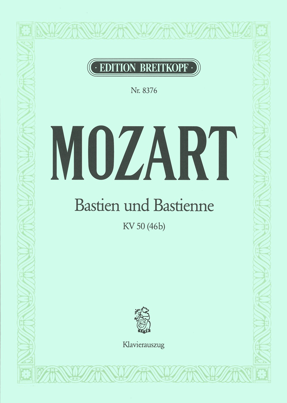 Wolfgang Amadeus Mozart - Bastien und Bastienne KV 50 (46b) - Cover