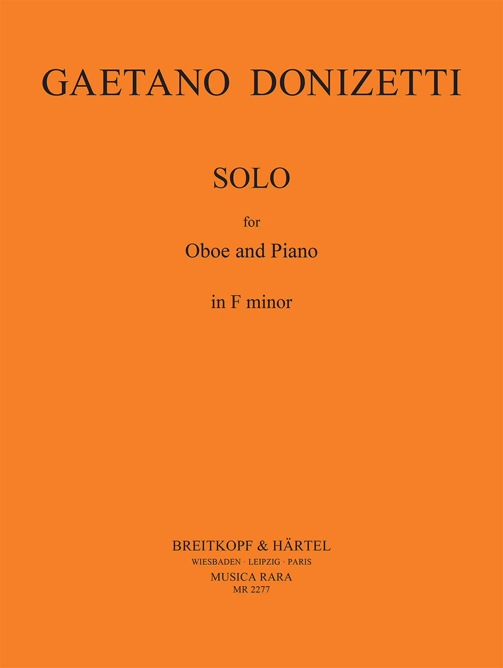Gaetano Donizetti - Solo f-moll - Cover