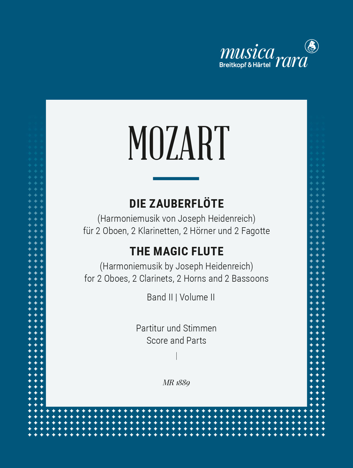 MR 1889 - Die Zauberflöte KV 620 - Cover