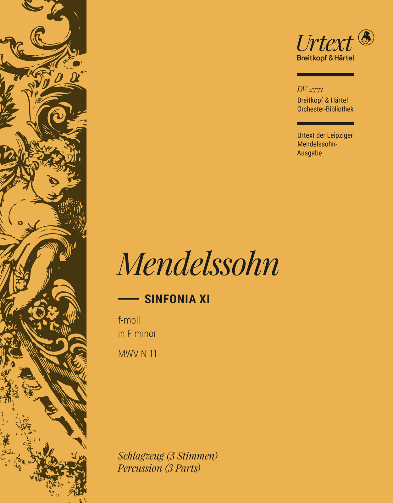 DV 2771-81 - Sinfonia XI F-dur / f-moll MWV N 11 - Cover