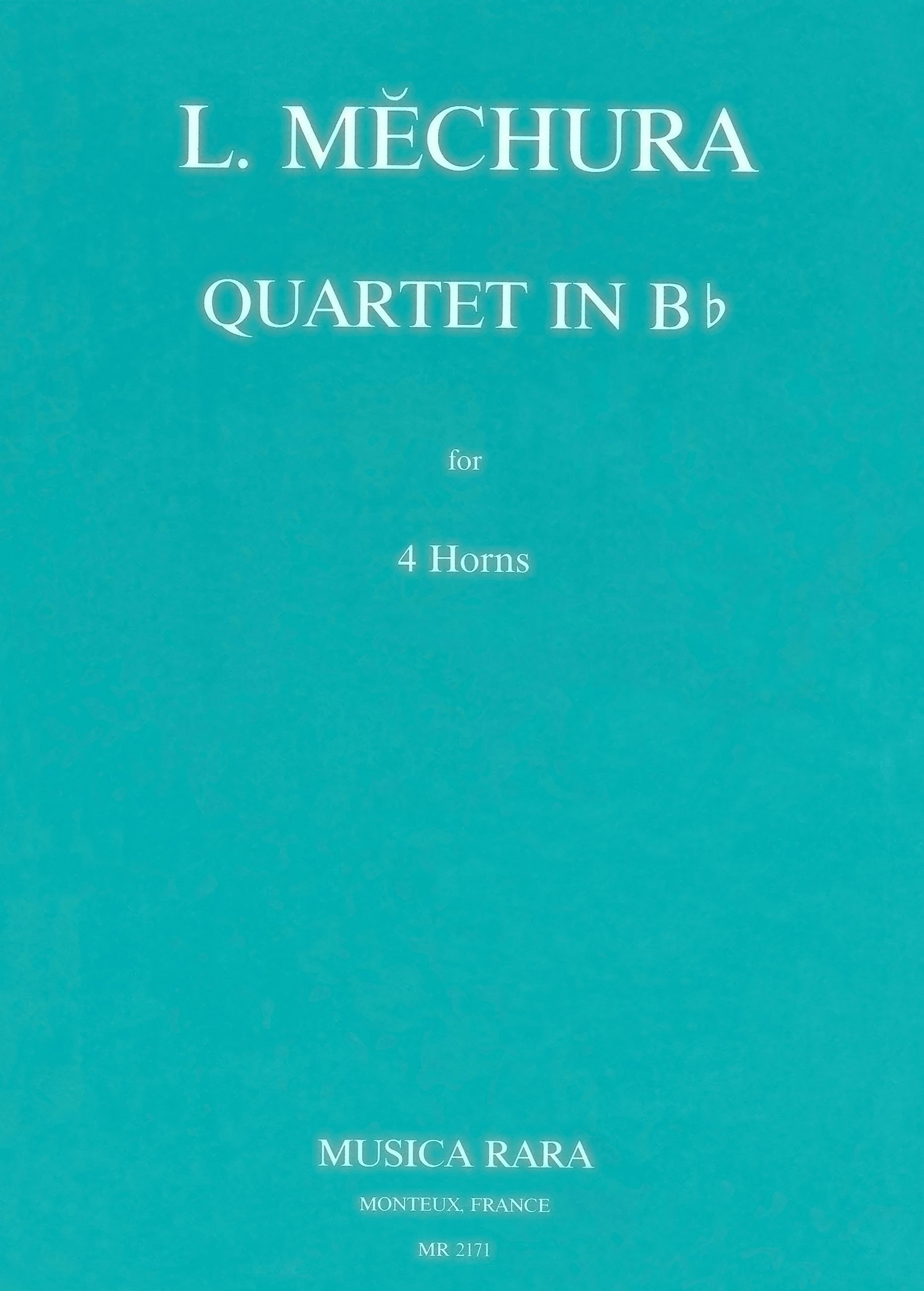 Leopold Mechura - Quartett in B-dur - Cover