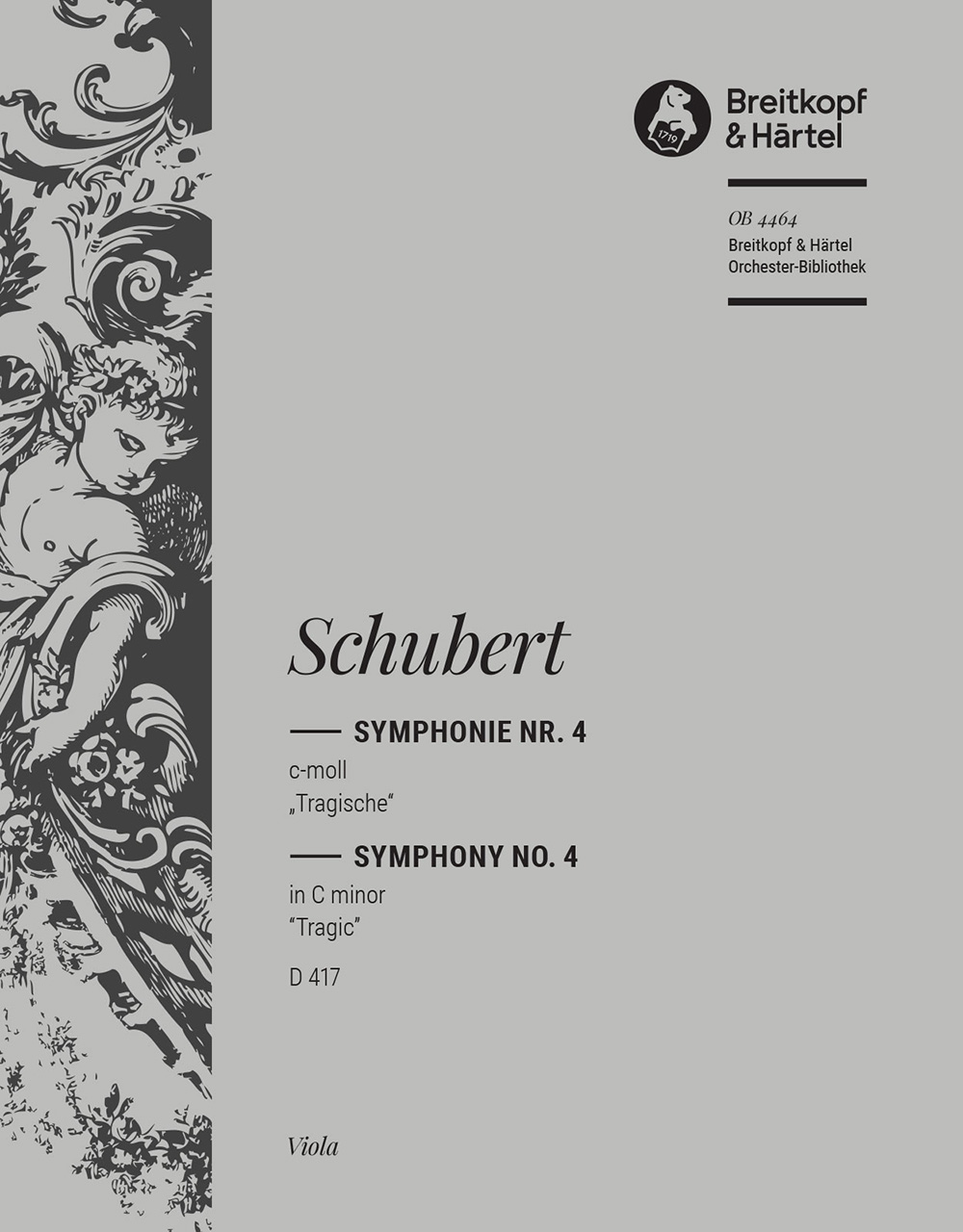OB 4464-19 - Symphony No. 4 in C minor D 417 - Cover