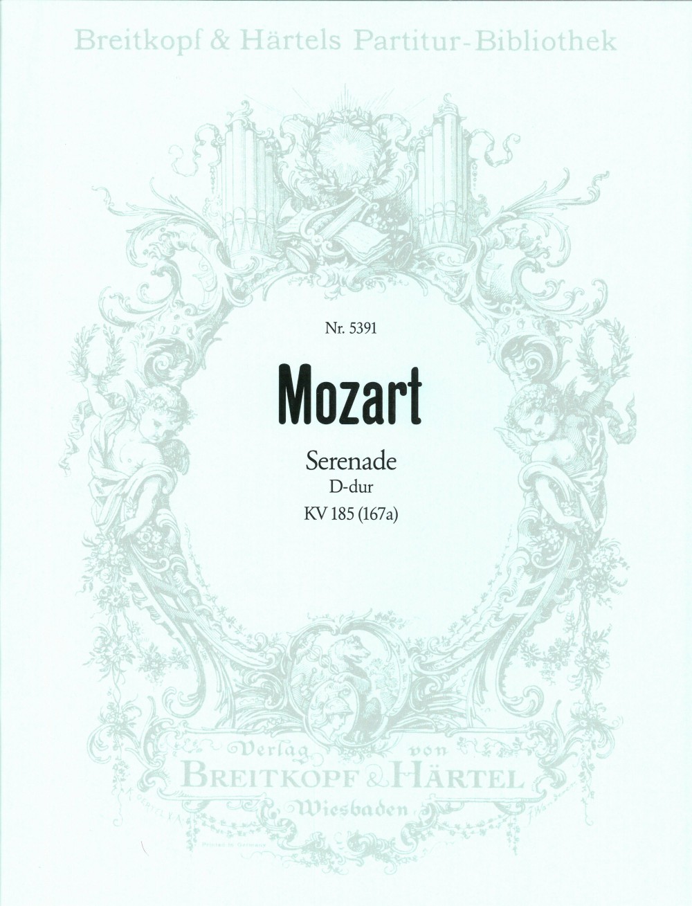 Wolfgang Amadeus Mozart - Serenade in D major K. 185 (167a) - Cover