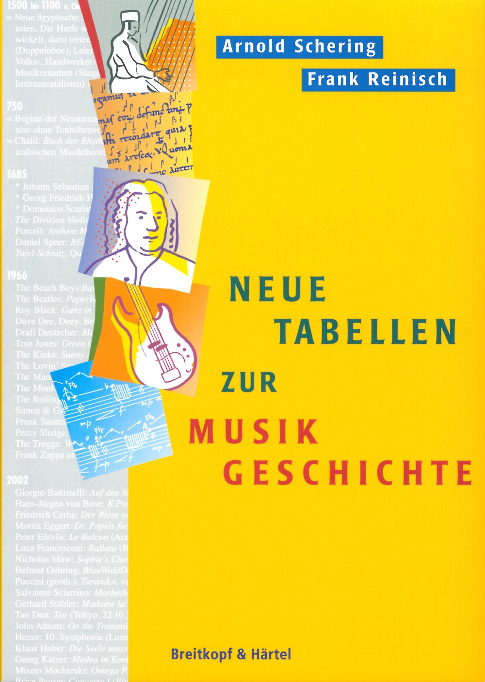 Frank Reinisch - Neue Tabellen zur Musikgeschichte - Cover