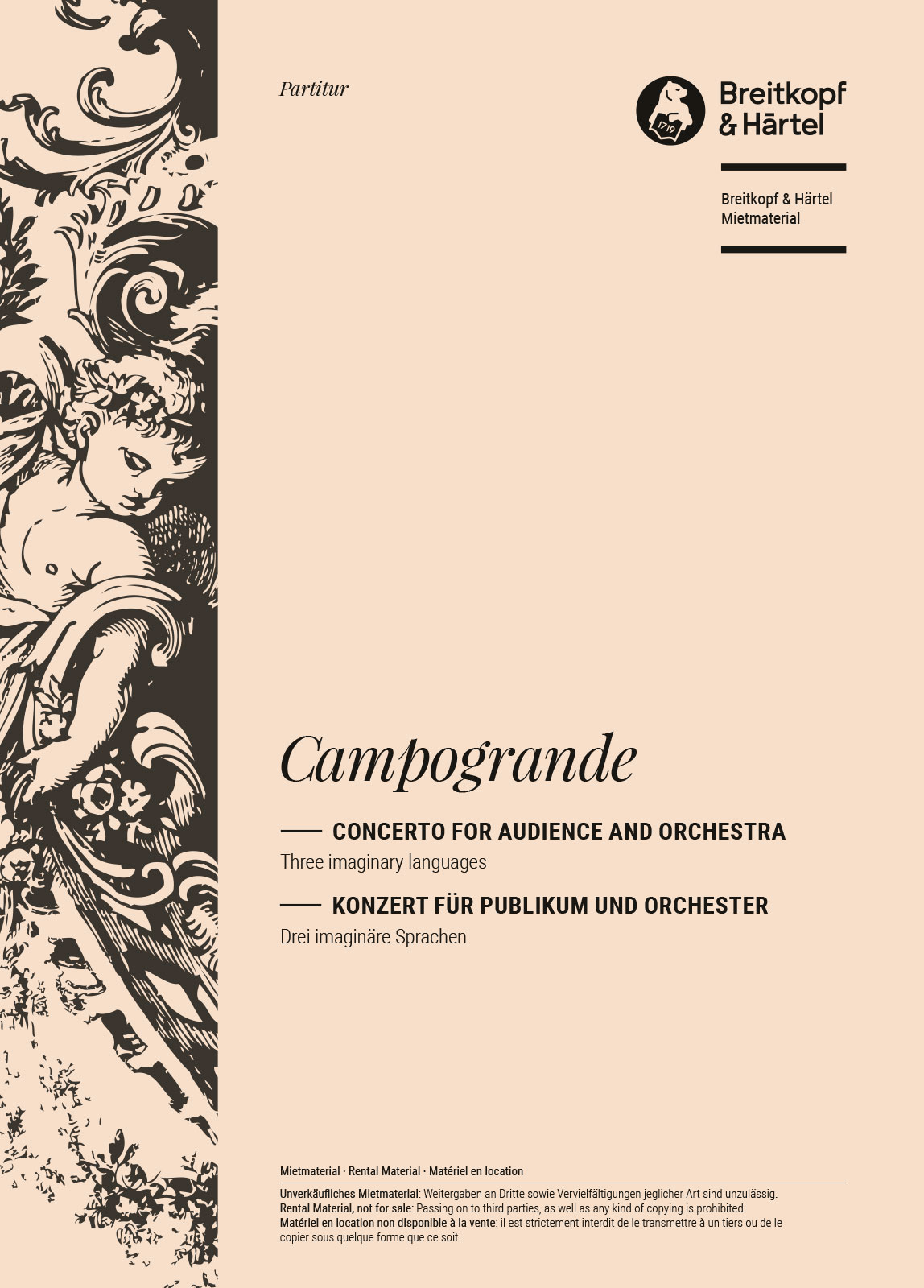 Nicola Campogrande - Konzert für Publikum und Orchester - Cover