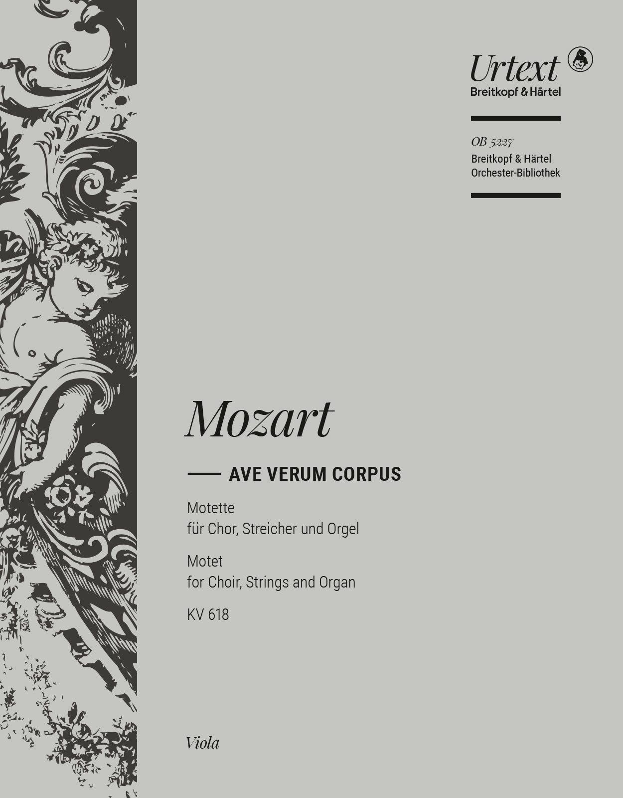 OB 5227-19 - „Ave verum Corpus“ KV 618 - Cover