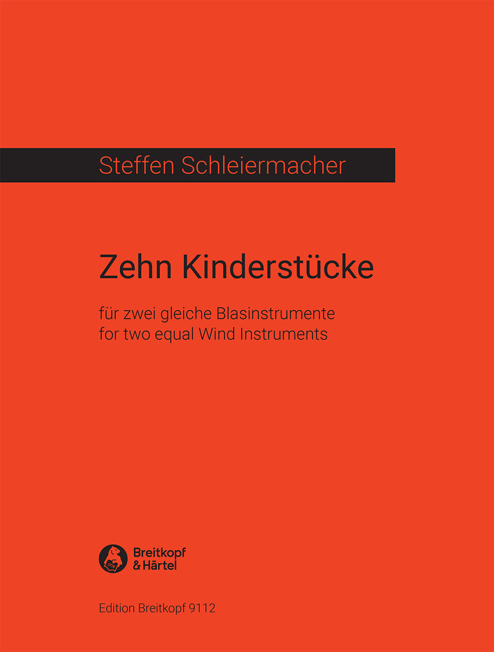 Steffen Schleiermacher - 10 Kinderstücke - Cover