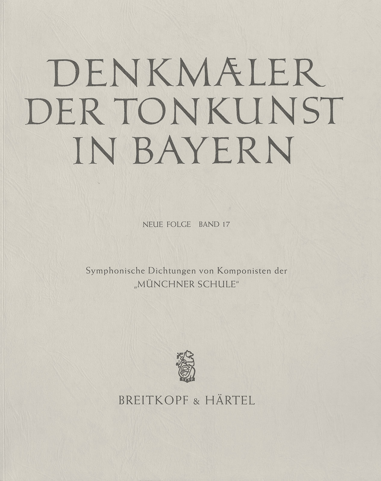 SON 247 - Denkmäler der Tonkunst in Bayern (Neue Folge) - Cover