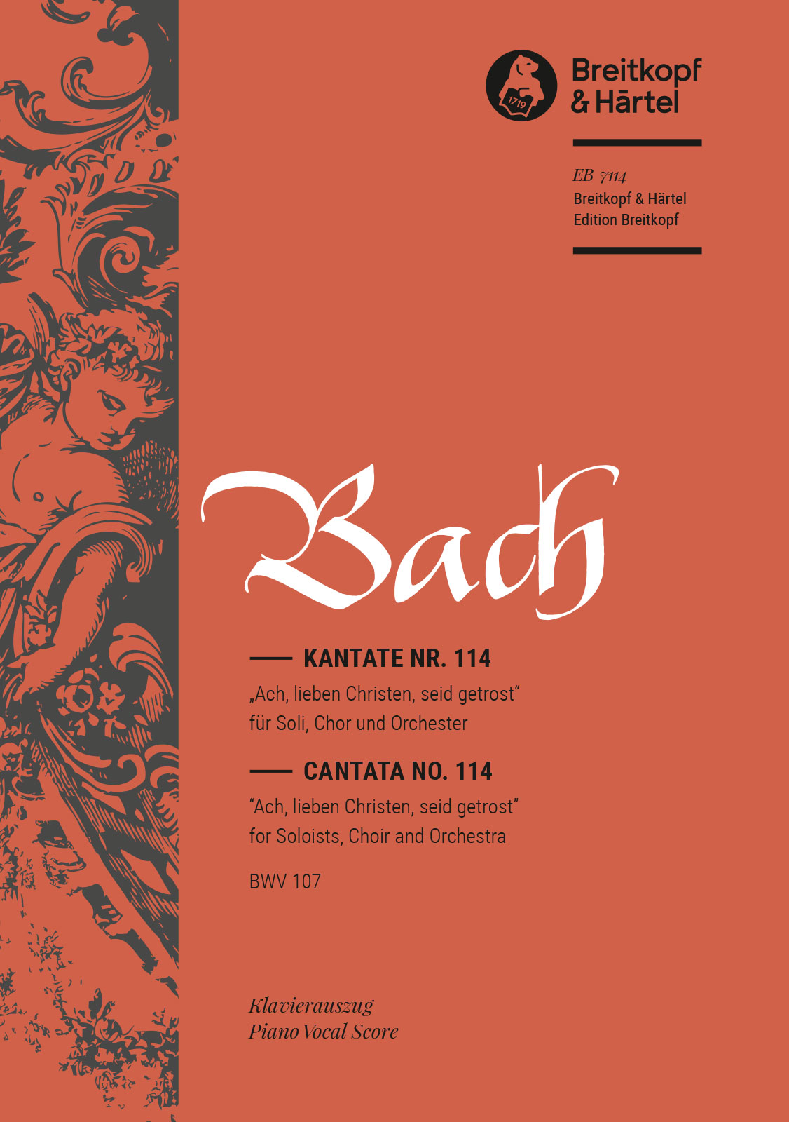 EB 7114D - Cantata BWV 114 “Ach, lieben Christen, seid getrost” - Cover