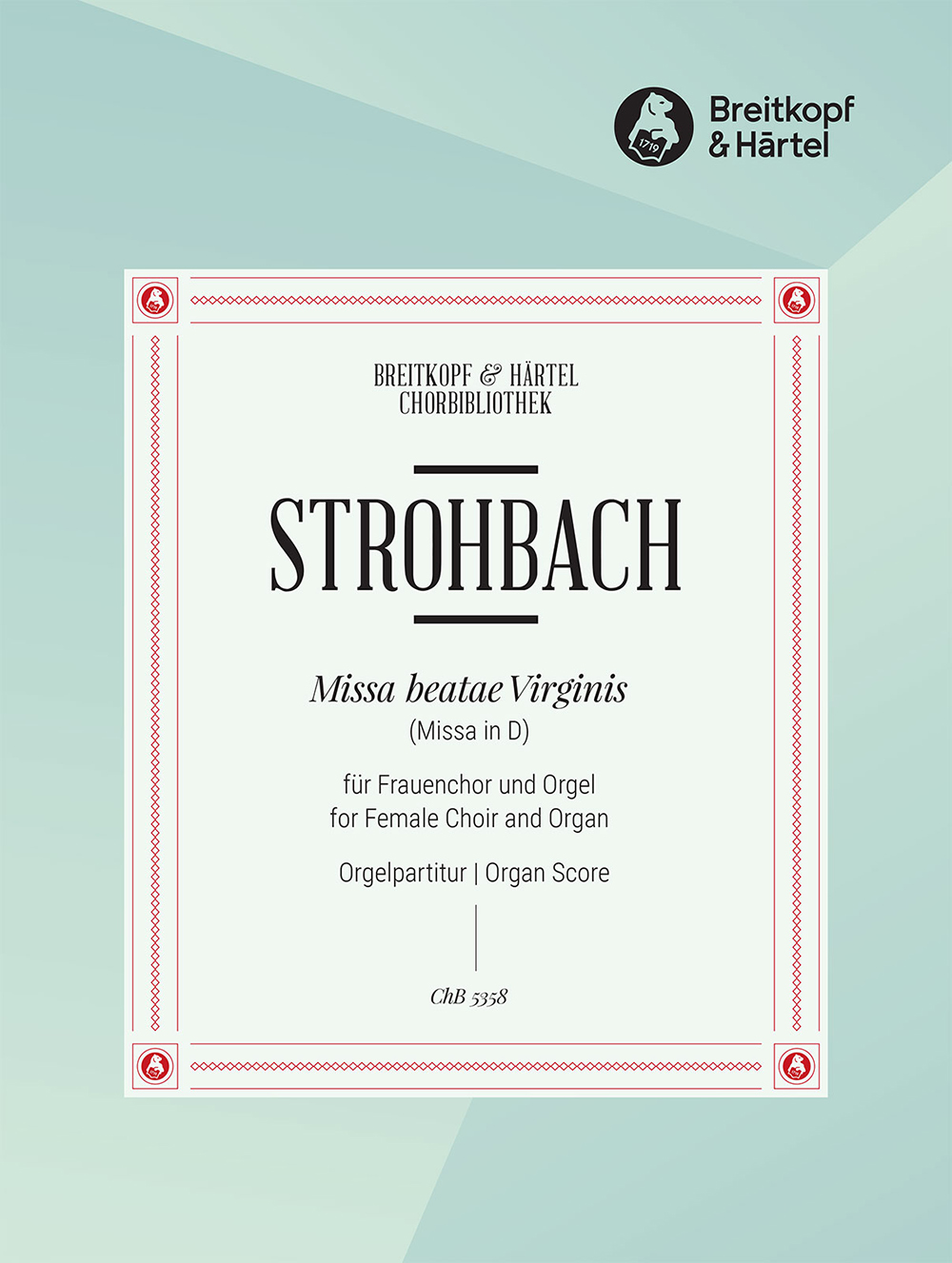 Siegfried Strohbach - Missa beatae Virginis - Cover