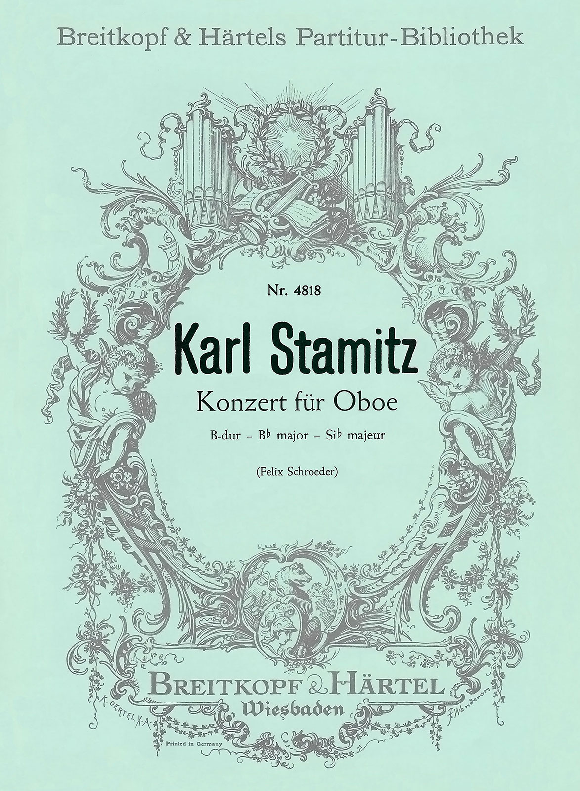 PB 4818 - Oboenkonzert B-dur - Cover
