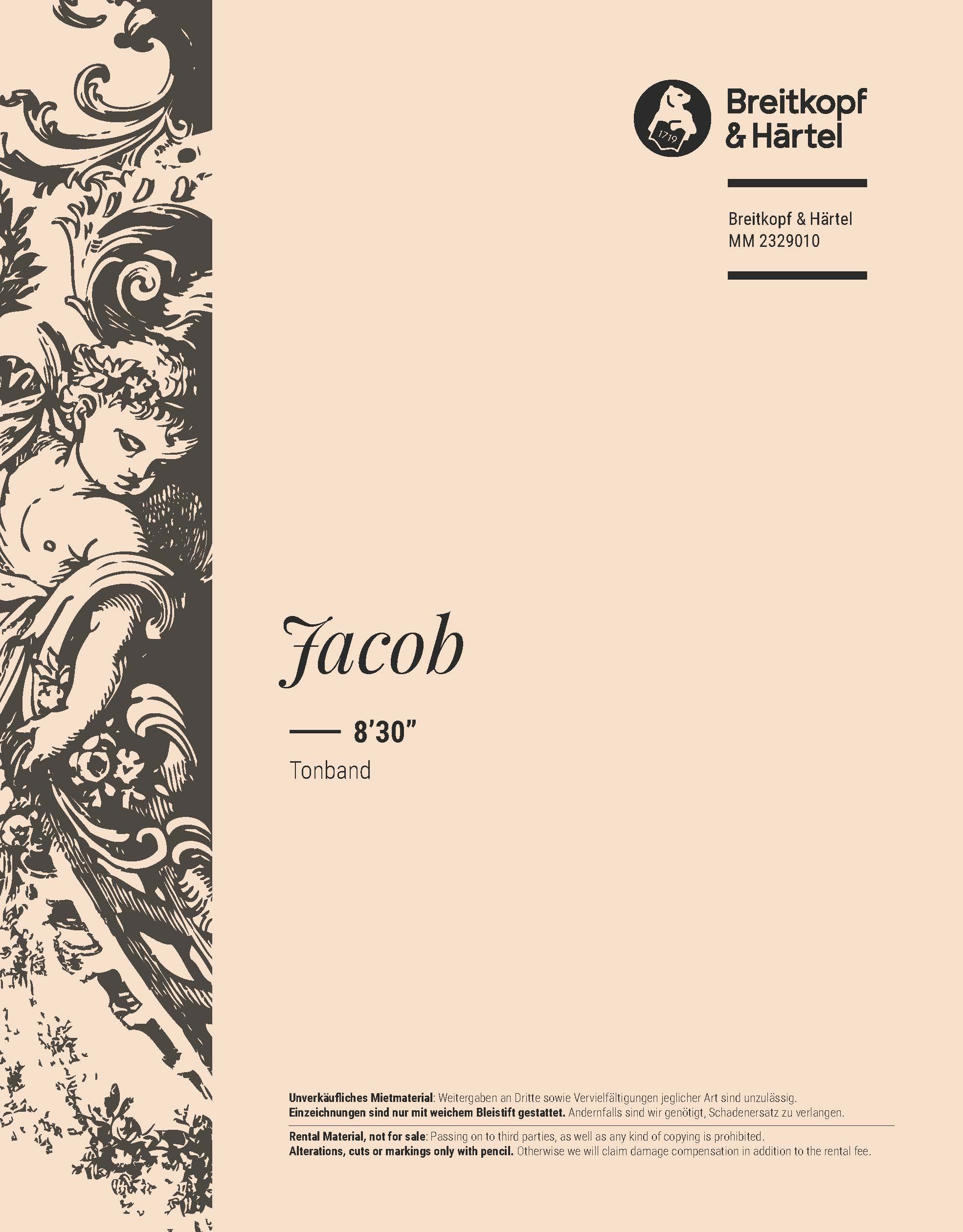 Werner Jacob - 8’30” - Cover