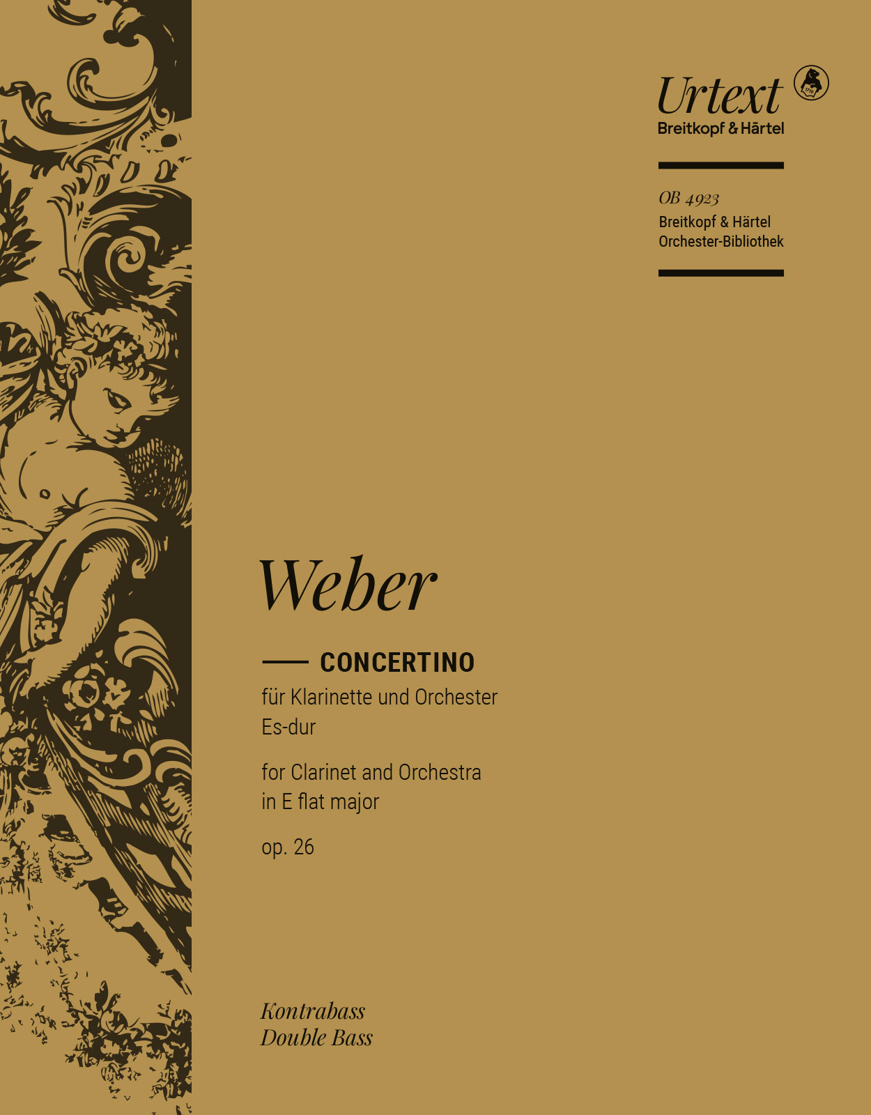 OB 4923-27 - Concertino in E flat major Op. 26 - Cover