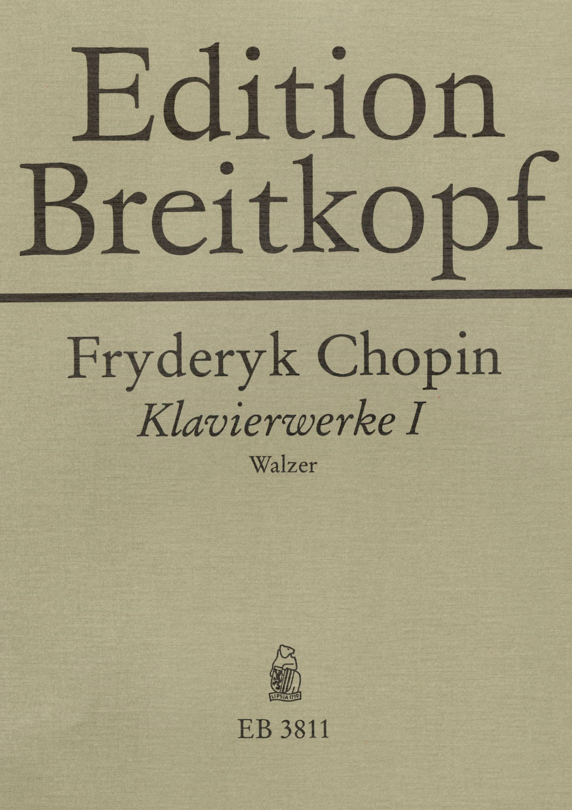 Frédéric Chopin - Klavierwerke - Cover