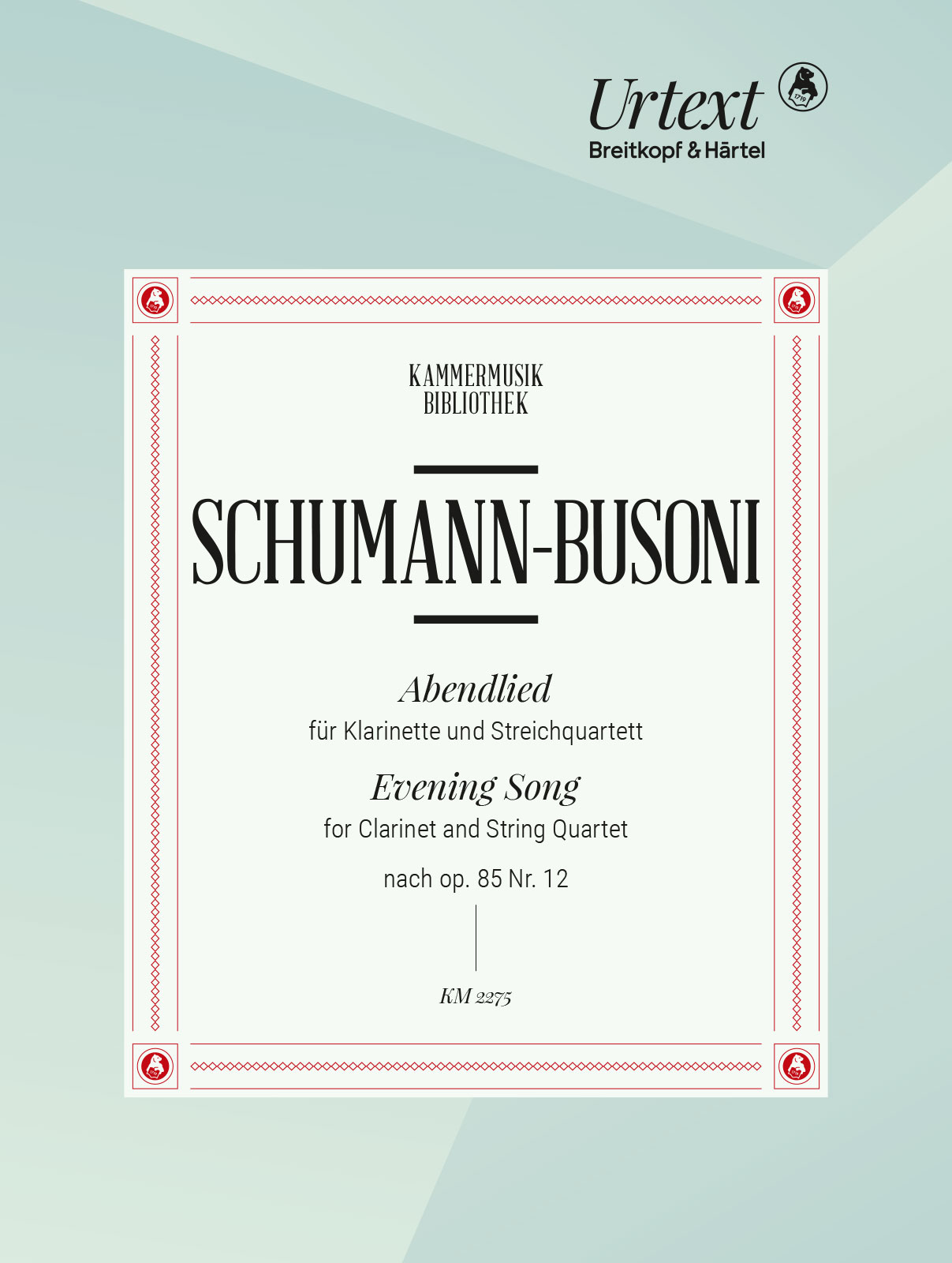 KM 2275D - Evening Song Op. 85 No. 12 - Cover
