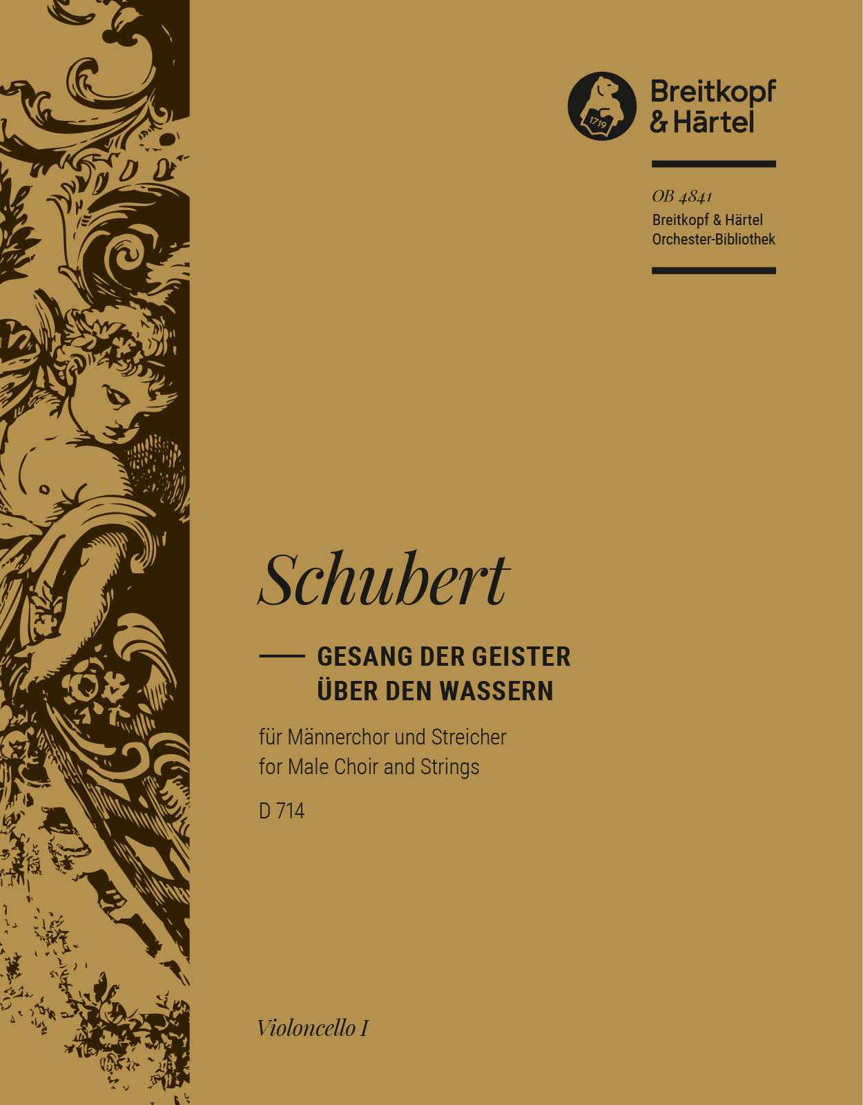 OB 4841-23 - Gesang der Geister über den Wassern D 714 [op. posth. 167] - Cover