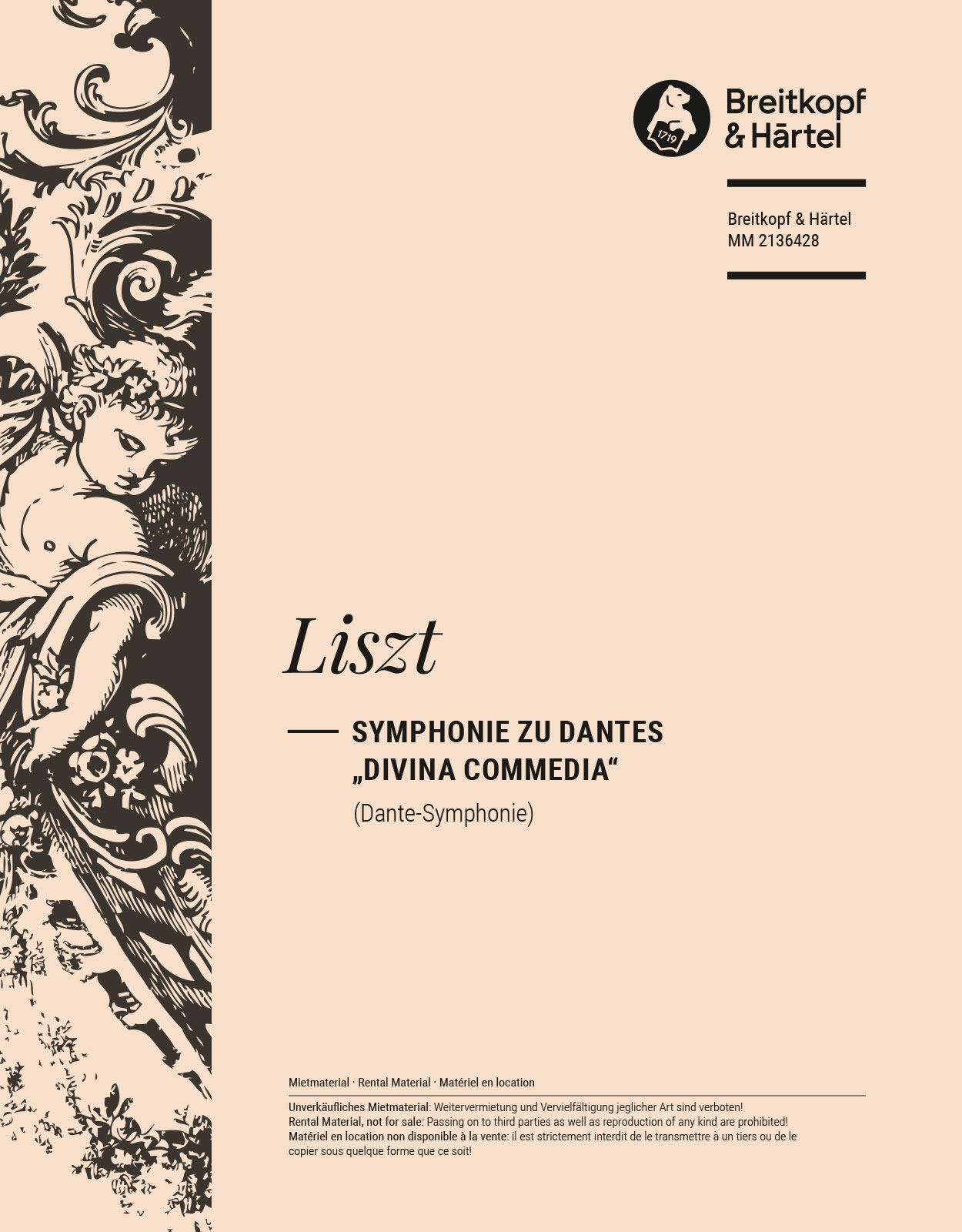 Franz Liszt - Symphonie zu Dantes „Divina Commedia“ - Cover