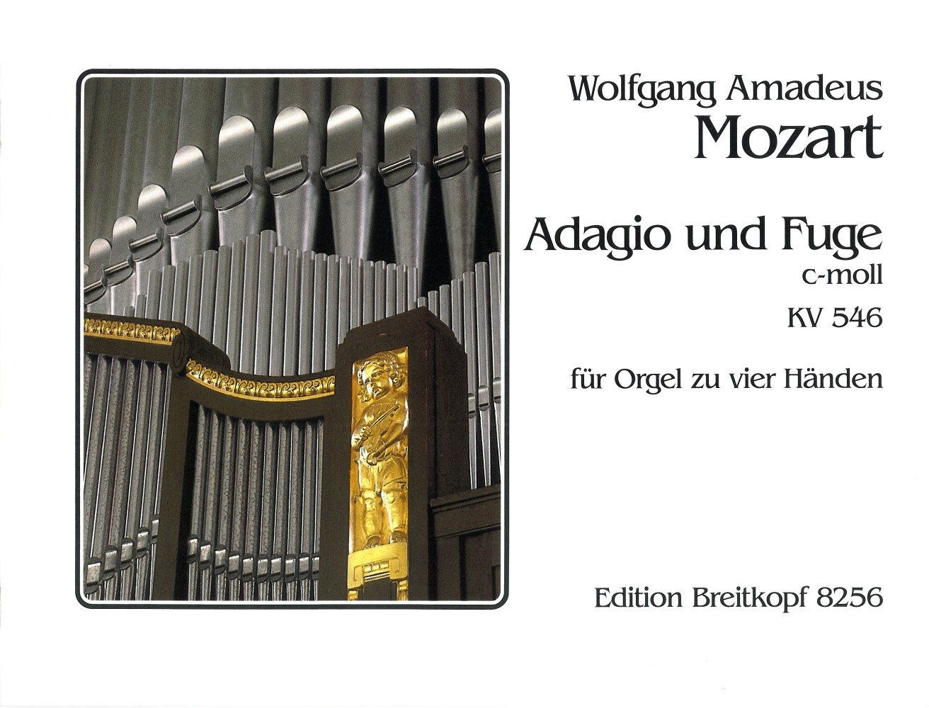 EB 8256 - Wolfgang Amadeus Mozart - Adagio und Fuge c-moll KV 546 - Cover