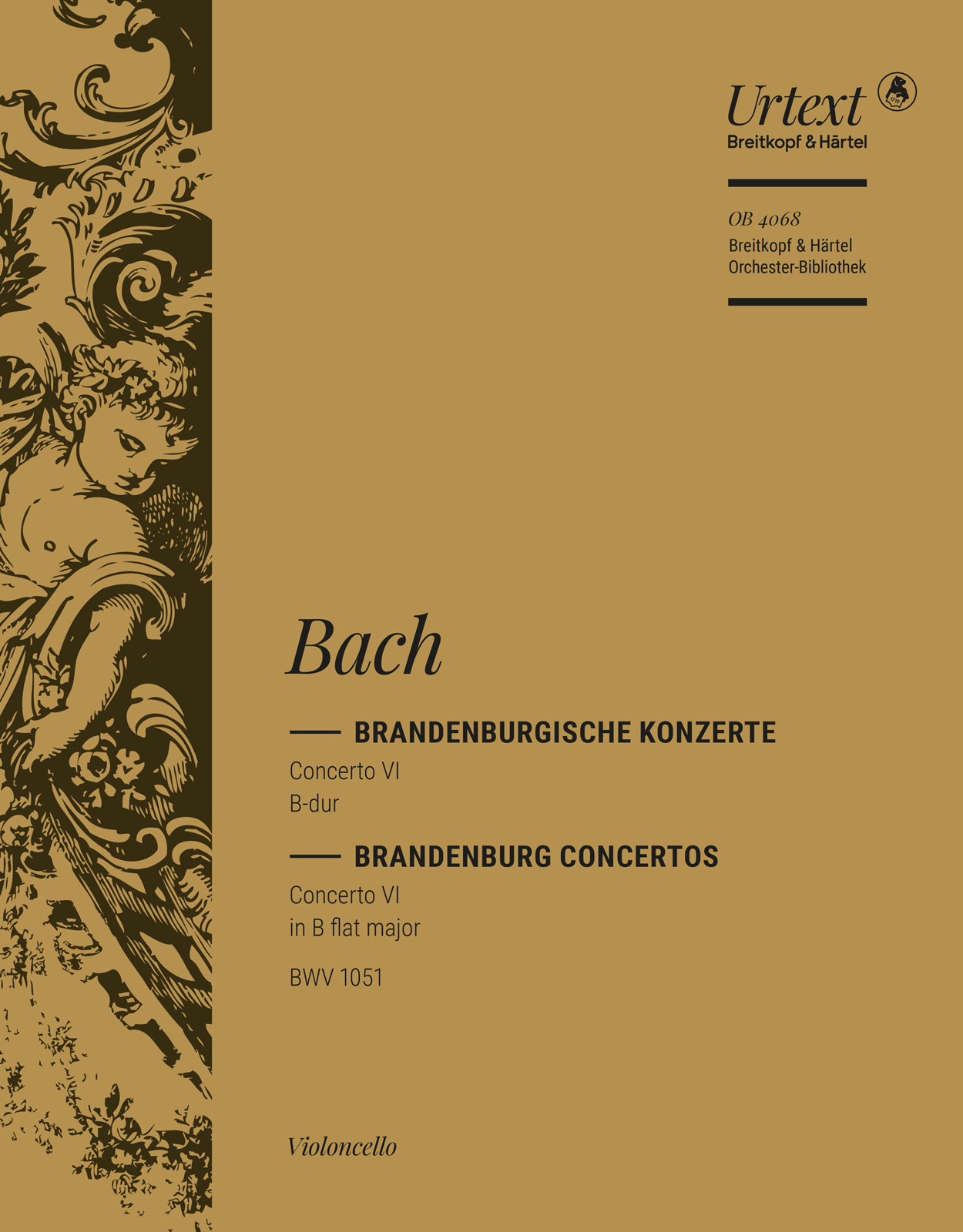 OB 4068-23 - Brandenburg Concerto No. 6 in Bb major BWV 1051 - Cover