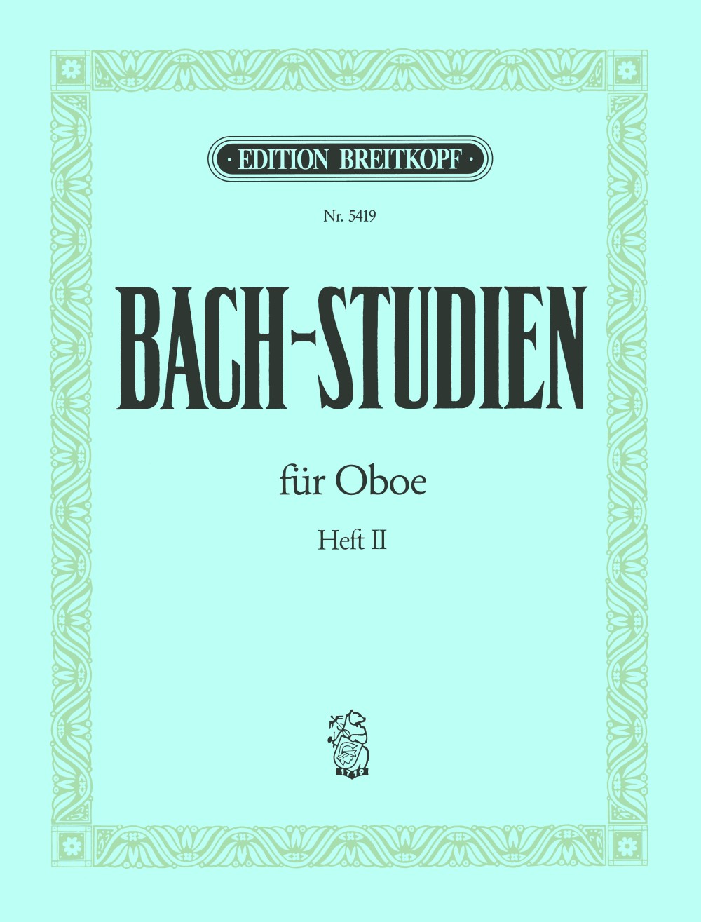 EB 5419 - Bach-Studies for Oboe - Cover