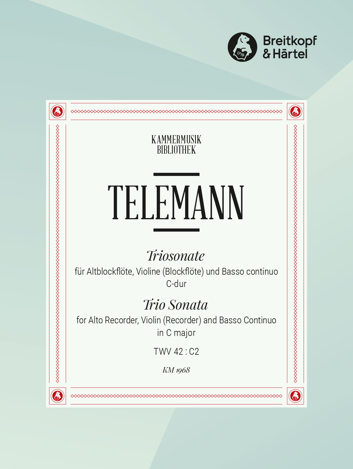 KM 1968 - Triosonate C-dur - Cover
