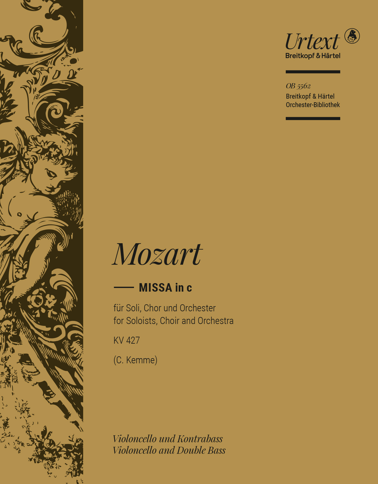 OB 5562-26 - Missa in c K. 427 (417a) - Cover