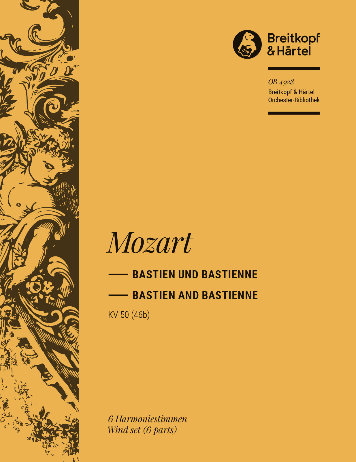 OB 4928-30 - Bastien und Bastienne K. 50 (46b) - Cover