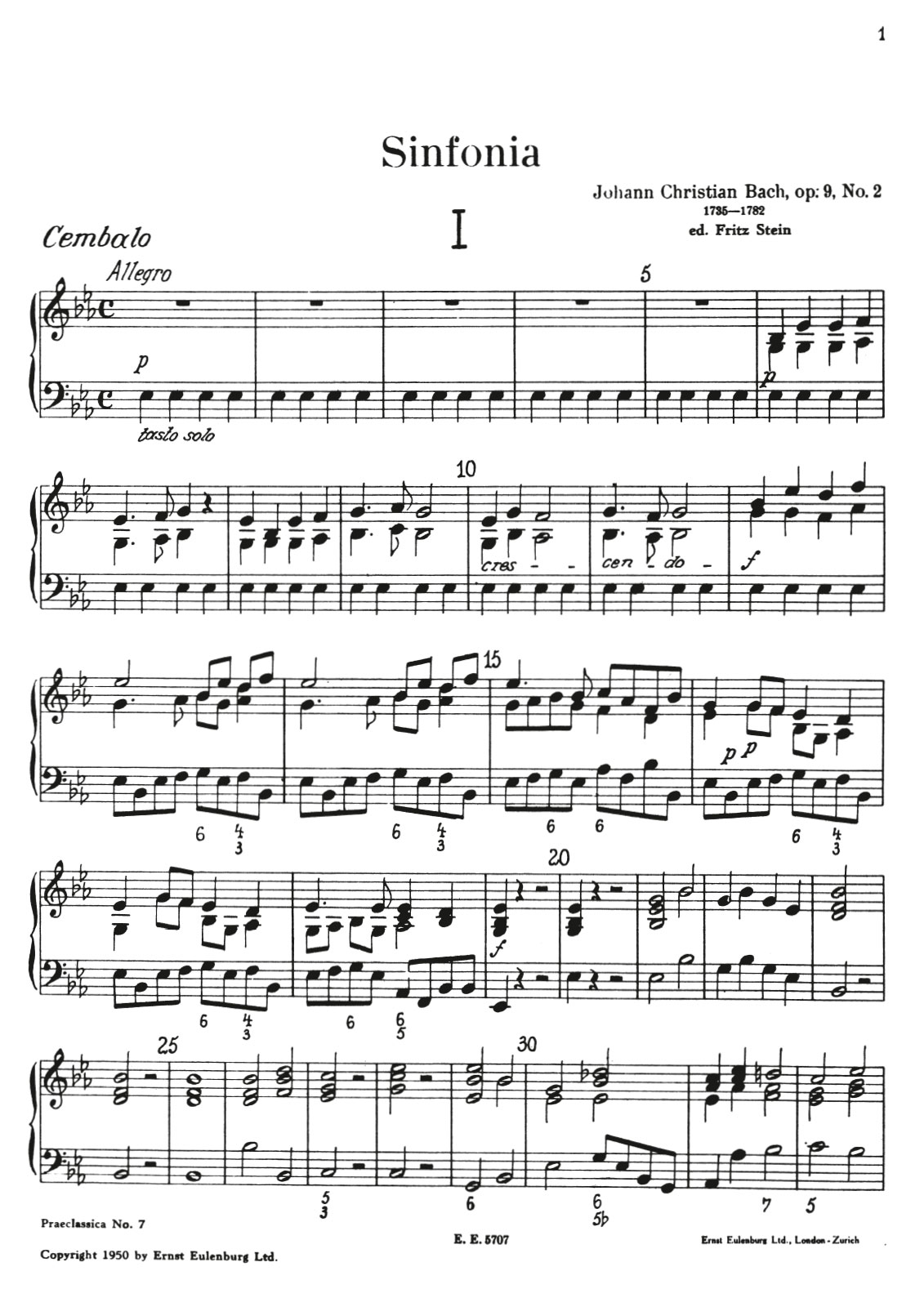 EOS 522-12 - Sinfonia Es-dur op. 9/2 - Cover