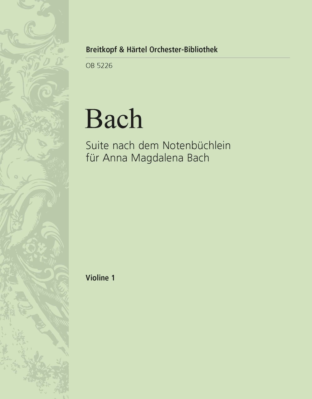 OB 5226-15 - Suite nach dem Notenbüchlein für Anna Magdalena Bach - Cover