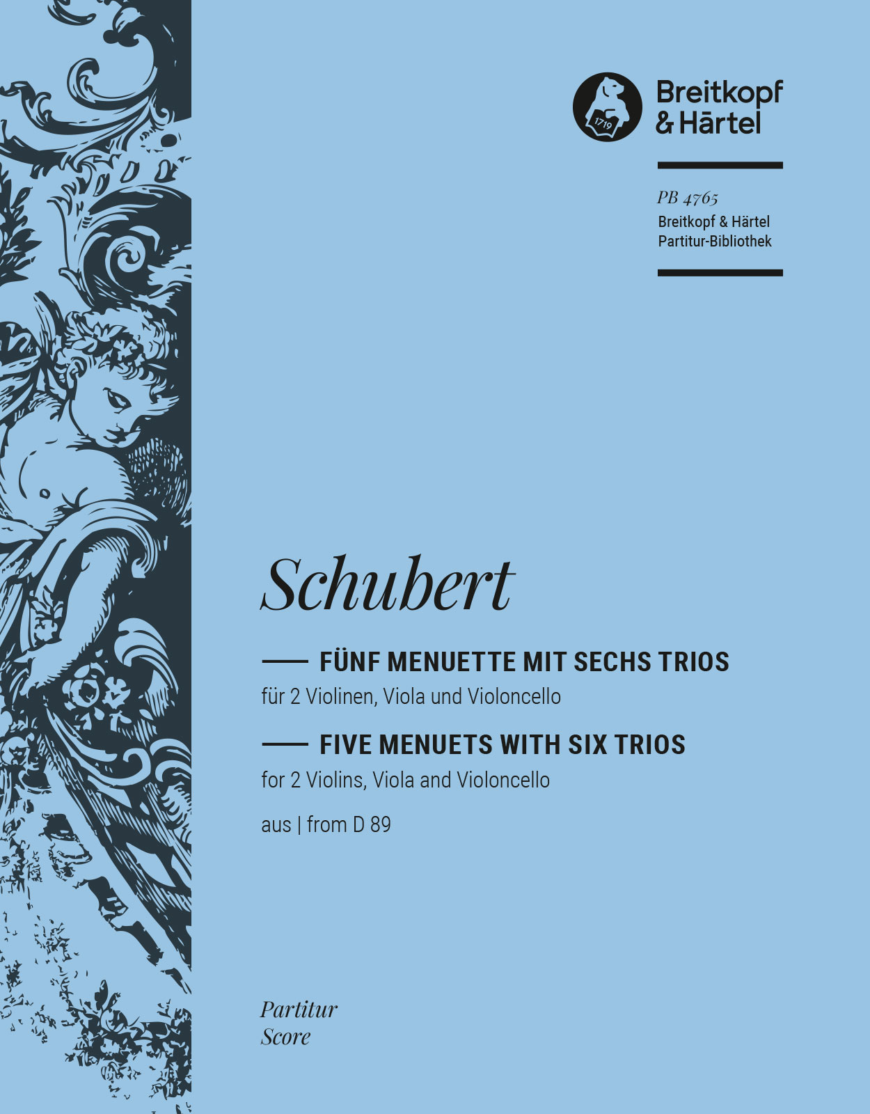 Franz Schubert - 5 Menuette mit 6 Trios aus D 89 - Cover