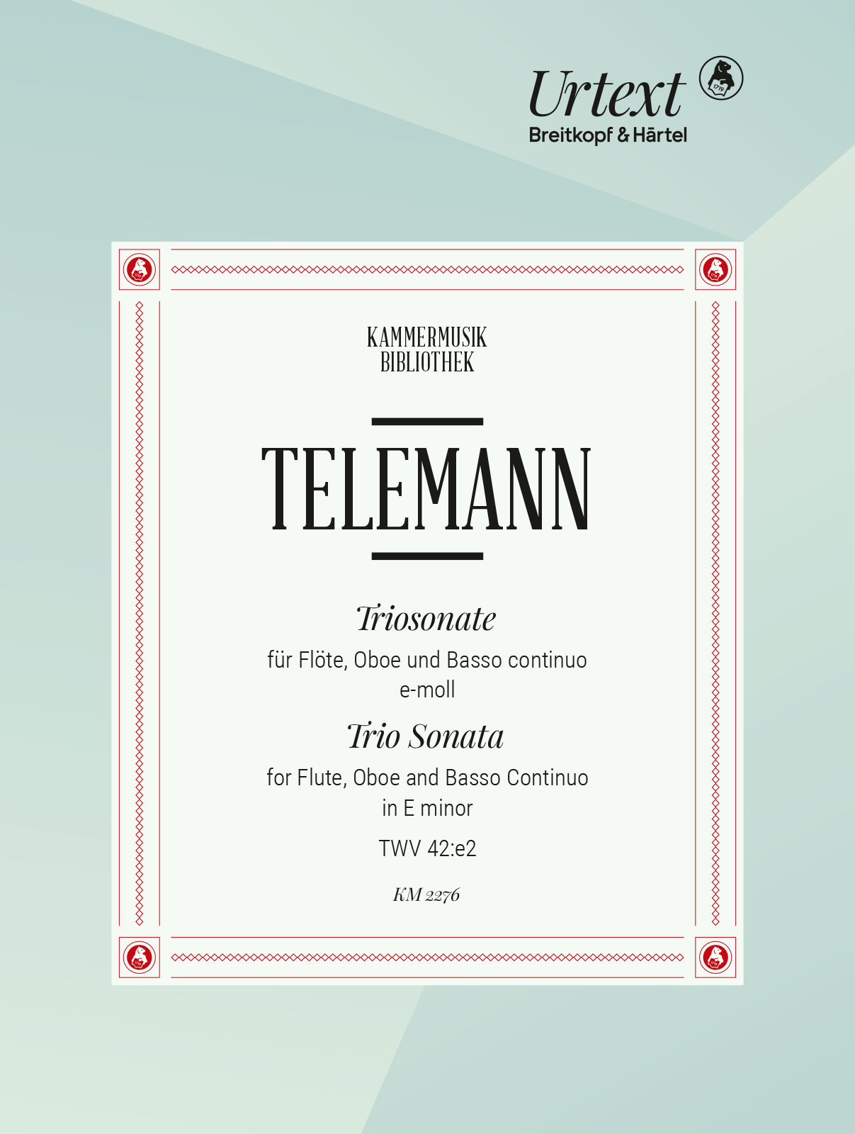KM 2276D - Triosonate e-moll TWV 42:e2 - Cover