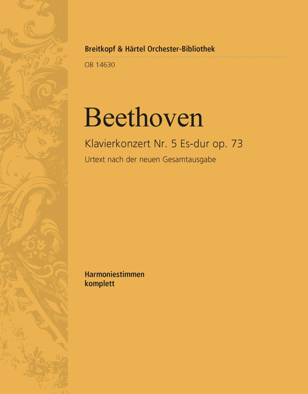 OB 14630-30 - Piano Concerto No. 5 in E flat major Op. 73 - Cover