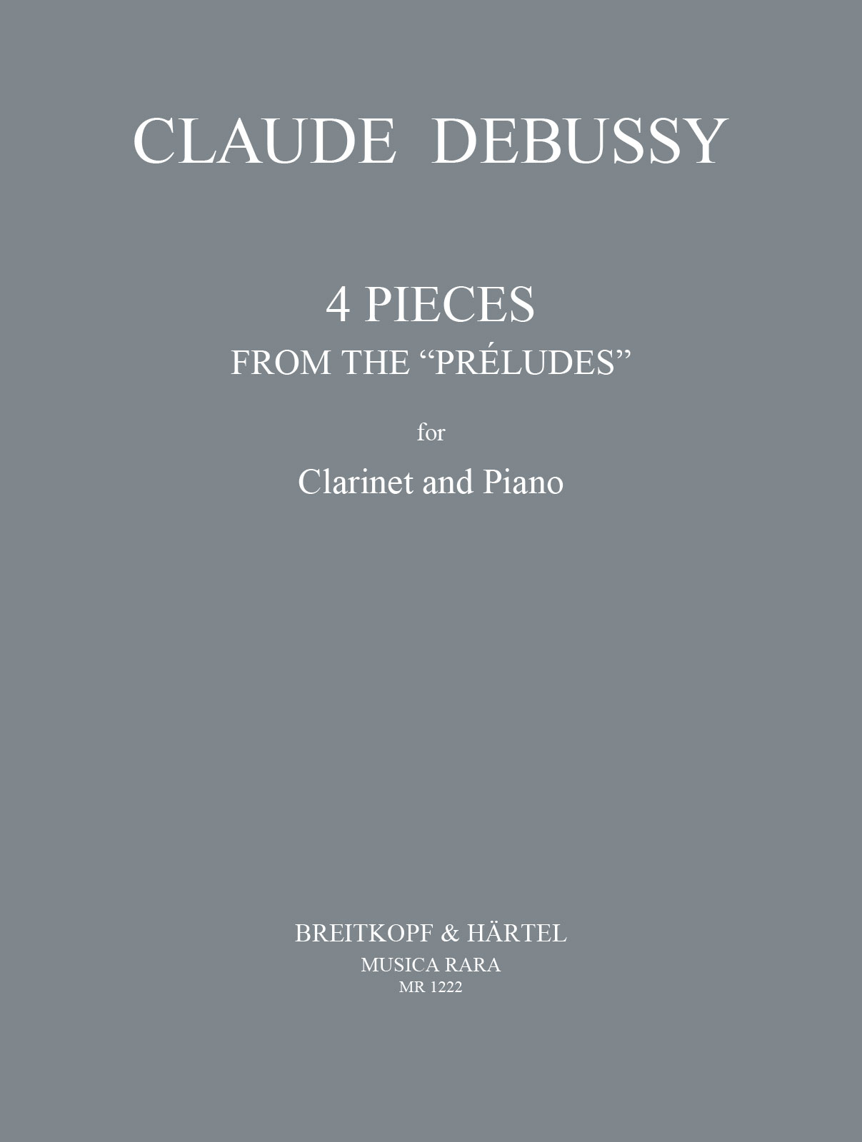 Claude Debussy - 4 Stücke aus den „Préludes“ - Cover